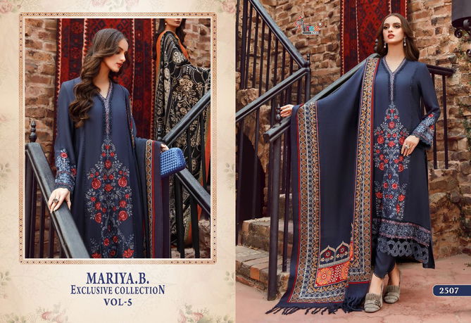 Shree Mariya B Exclusive Collection Vol 5 Ethnic Wear Wholesale Pakistani Salwar Suit